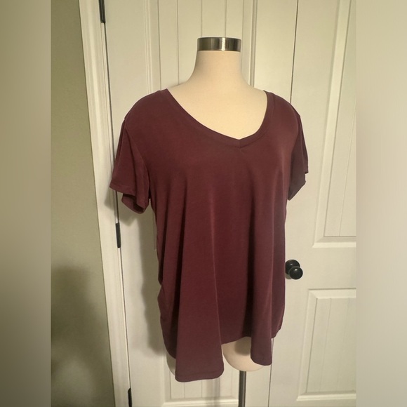 Antonio Melani plum colored t shirt EUC - Picture 1 of 5